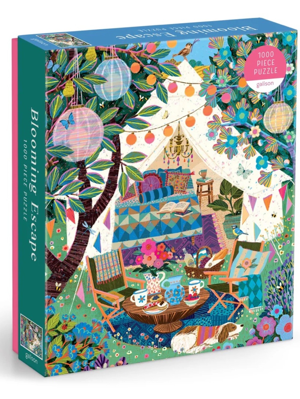 Galison Victoria Ball Blooming Escape 1000 Piece Puzzle